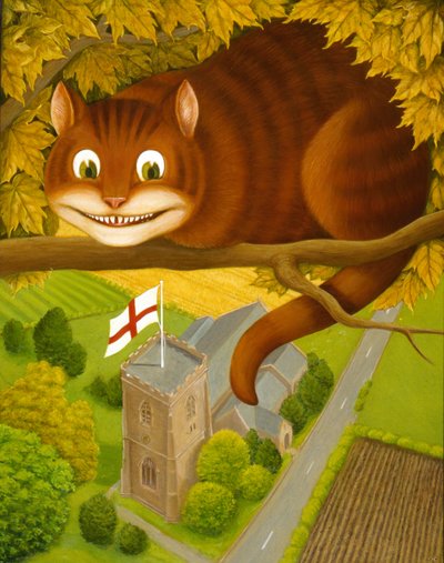 The Cheshire Cat at Daresbury by Frances Broomfield